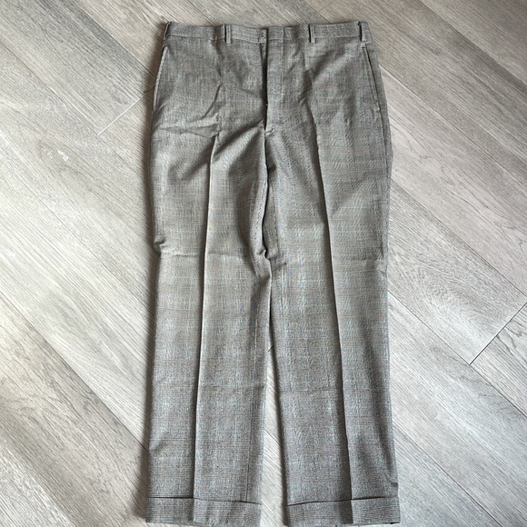 J. Press Custom glenplaid Grey Suit 42R 36X34 - Picture 7 of 10